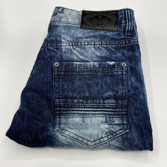 Southpole Authentic Collection Distressed Denim Jean Shorts Mens‎ Size 30 Waist - Picture 2 of 14